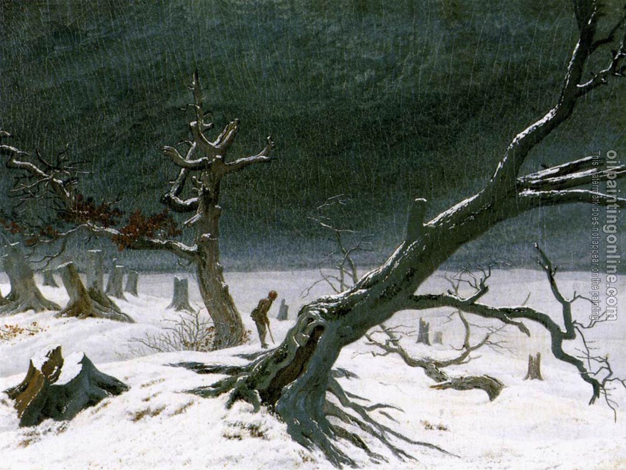 Friedrich, Caspar David - Winter Landscape